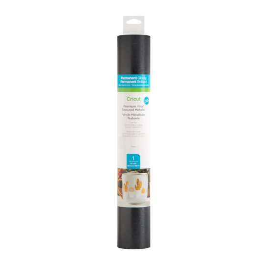 Cricut; Cricut® Premium Vinyl™ Textured Metallic Permanent; Category:Adhesive Vinyl; Image:1